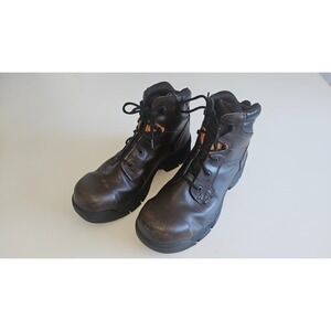 Wolverine Merlin Composite Toe Work Boots Mens 10.5 Brown Waterproof Safety